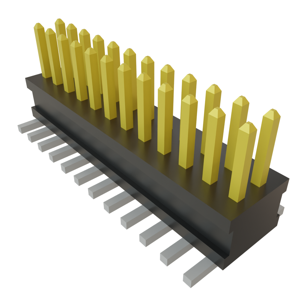 Samtec-FTSH-112-01-F-DV-A Connector Headers and PCB Receptacles Conn Unshrouded Header HDR 24 POS 1.27mm Solder ST Top Entry SMD TIGER CLAW™ Tube