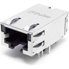 Pulse Electronics Corporation-JTH-0020NL Steckverbinder, Telefon und Telekommunikation Conn RJ-45 F 8 POS 2.03mm Solder RA Thru-Hole 17 Terminal 1 Port