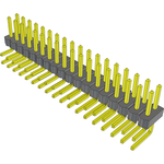 Conn Unshrouded Header HDR 36 POS 2.54mm Solder RA Side Entry Thru-Hole Bulk