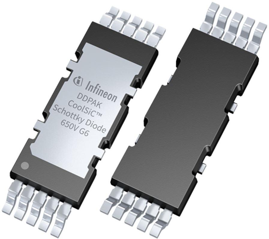 Infineon Technologies AG-IDDD06G65C6XTMA1 Rectifiers Diode Schottky SiC 650V 18A 10-Pin HDSOP EP T/R