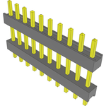 Conn Board Stacker HDR 10 POS 2.54mm Solder ST Top Entry Thru-Hole Bulk