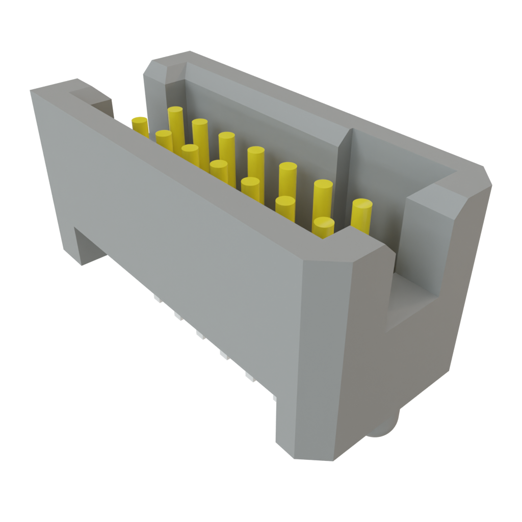 Samtec-TFM-107-01-L-D-A Steckverbinderleisten und Leiterplattenbuchsen Conn Shrouded Header (4 Sides) HDR 14 POS 1.27mm Solder ST Top Entry Thru-Hole TIGER EYE™ Tube