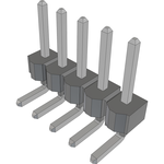 Conn Unshrouded Header HDR 5 POS 2.54mm Solder RA Side Entry Thru-Hole Bulk