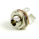 Switchcraft-35PM1 Connector Audio and Video Conn 3.5MM Mono Jack F 2 POS Solder ST Panel Mount 2 Terminal 1 Port