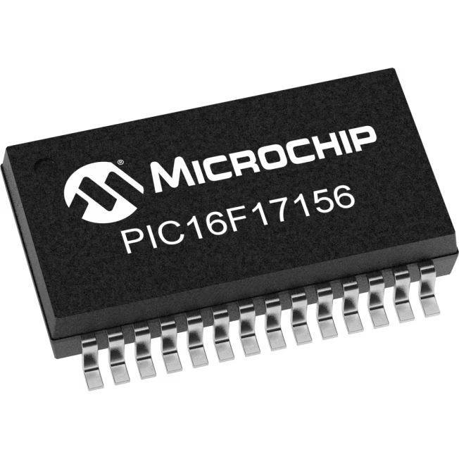 Microchip Technology-PIC16F17156-I/SS Microcontrollers - MCUs MCU 8-bit PIC RISC 28KB Flash 2.5V/3.3V/5V 28-Pin SSOP Tube