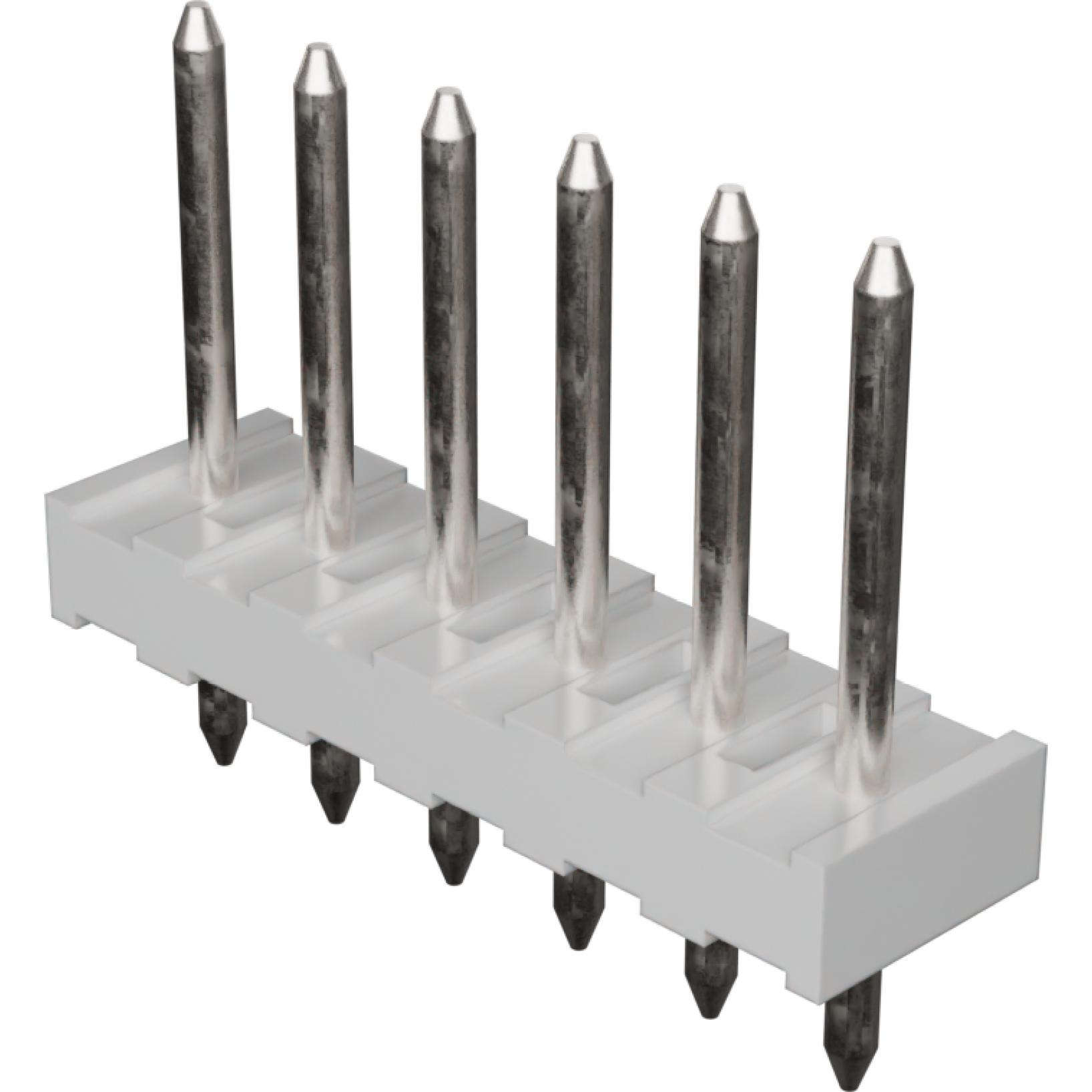 Molex-26-20-2061 Connector Headers and PCB Receptacles Conn Unshrouded Header HDR 6Power POS 3.96mm Solder ST Top Entry Thru-Hole KK Bag