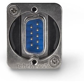 Switchcraft-EHDB9MF Connector D-Subminiature Conn D-Sub Adapter PIN/SKT 9/9 POS ST Panel Mount 1 Port Bag