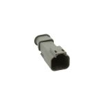 Conn Rectangular PIN 2 POS Crimp ST Cable Mount