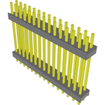 Conn Board Stacker HDR 30 POS 2.54mm Solder ST Top Entry Thru-Hole Bulk
