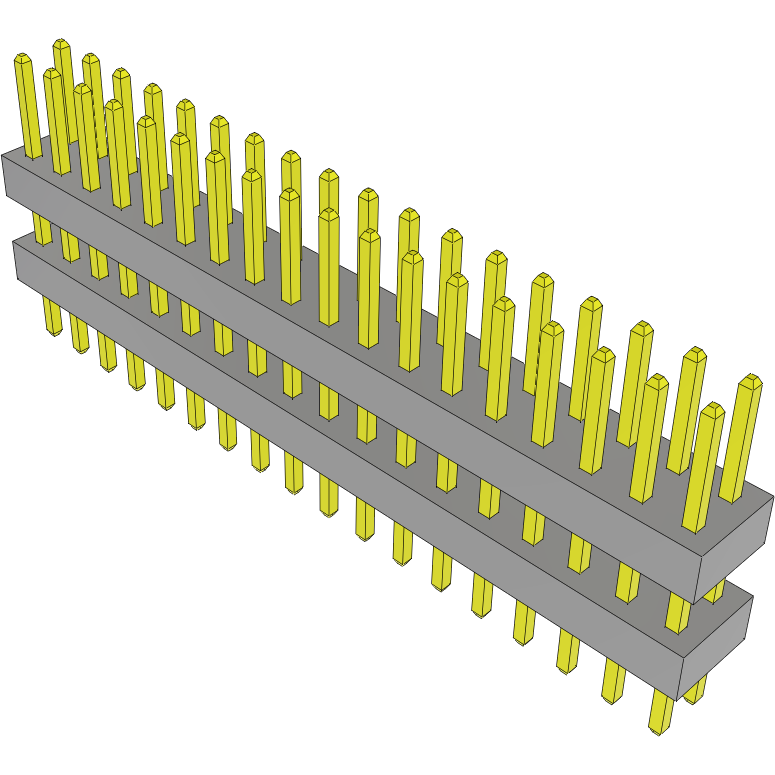 Samtec-TW-18-04-H-D-250-120 Steckverbinderleisten und Leiterplattenbuchsen Conn Board Stacker HDR 36 POS 2mm Solder ST Thru-Hole Bulk