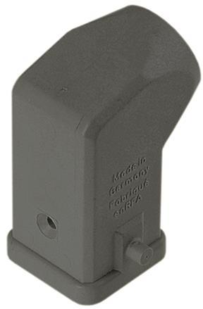 HARTING-19200030626 Schrumpfbalgenadapter Hood 90° 3A Shell Size Polycarbonate Single Lock Han®