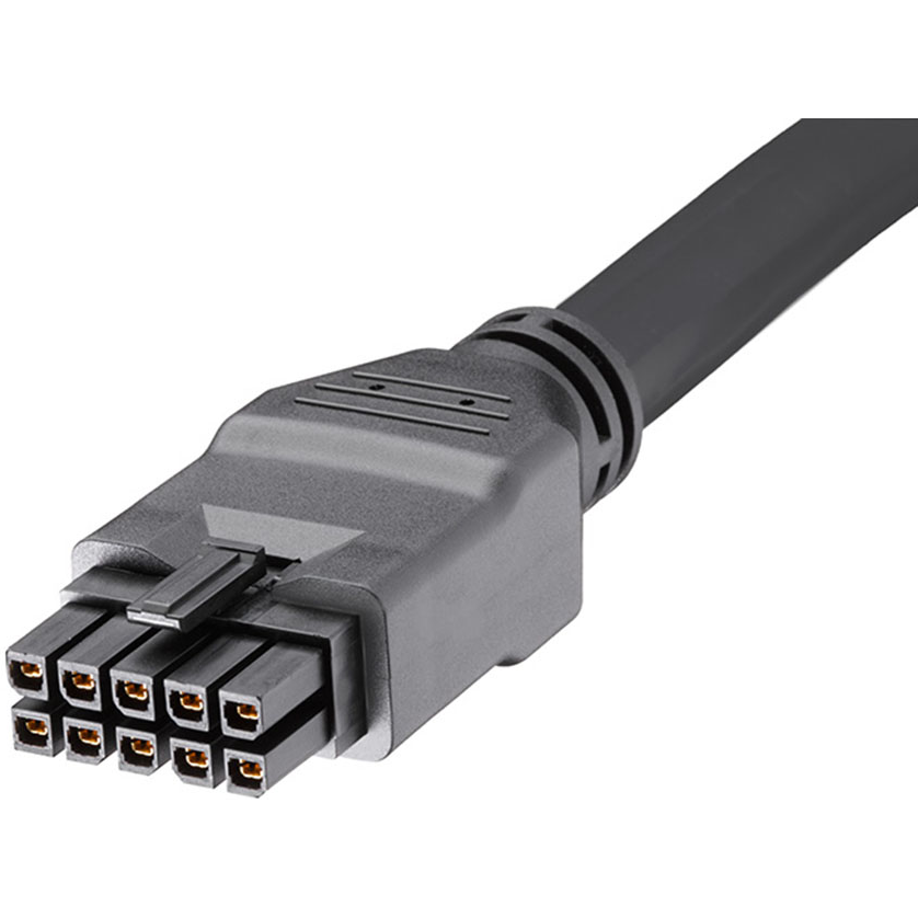 Molex-2451361005 Cable Assembly AC Power Cable Assembly 0.5m Mega-Fit to Mega-Fit 10 to 10 POS F-F Crimp-Crimp 12AWG