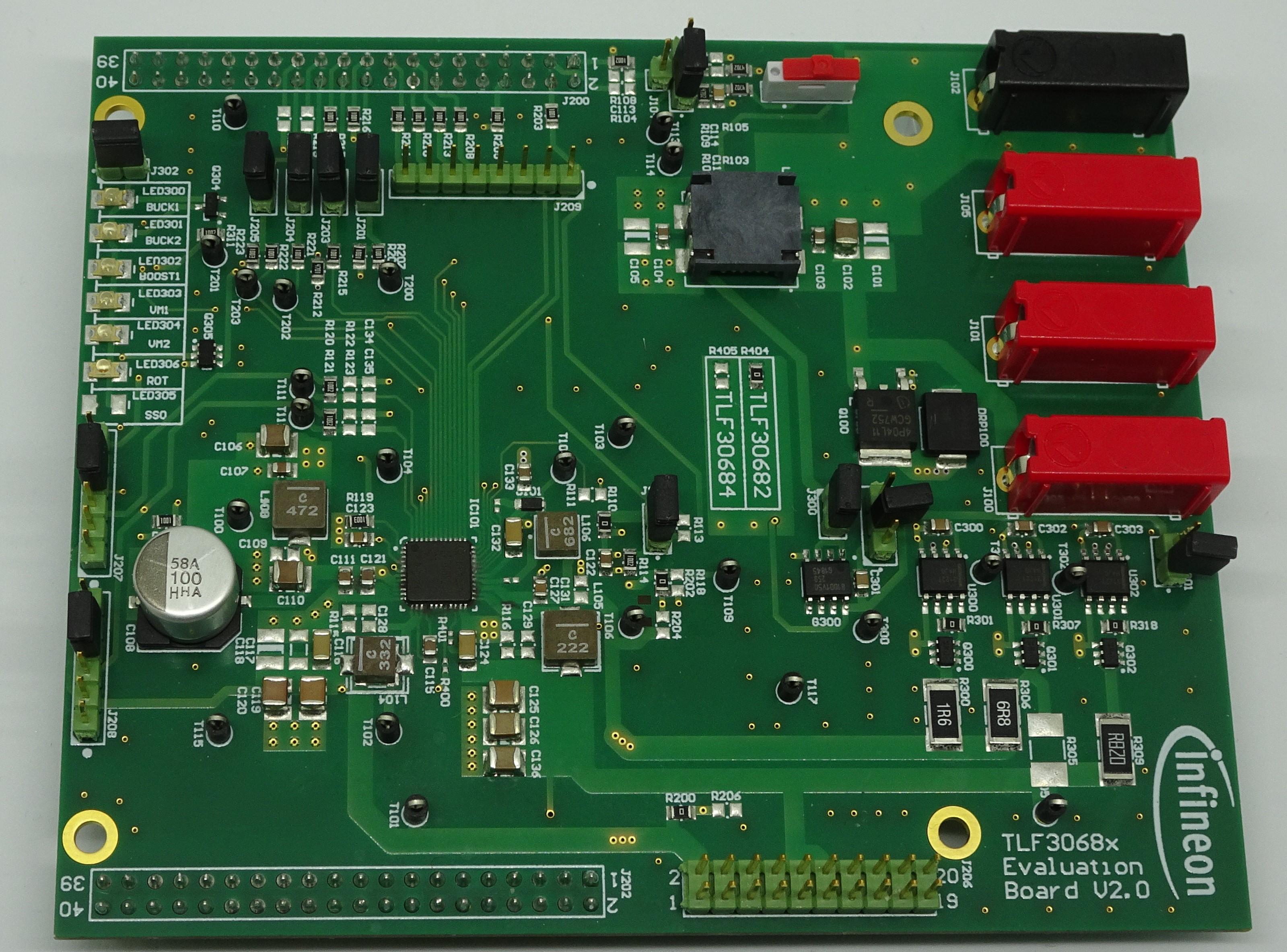 Infineon Technologies AG-TLF30682QVS01BOARDTOBO1 Energiemanagement, Entwicklungsplatinen und -kits Board for Power Management IC