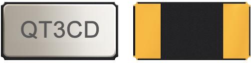 TXC Corporation-QT3CD-32.768KEZF-T Cristales Crystal 0.032768MHz ±10ppm (Tol) 12.5pF FUND 70000Ohm 2-Pin CSMD T/R