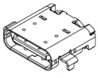 NIC Components-NURC3.1H24TF0SNTRF Connector USB Conn USB 3.1 Type C RCP 24 POS 0.5mm Solder RA SMD 24 Terminal 1 Port T/R