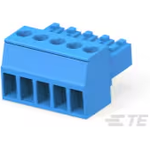 Conn Eurostyle Block F 5 POS 3.5mm Screw RA Cable Mount 11A/Contact Box