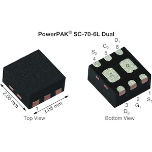 Vishay-SIA906EDJ-T1-GE3 MOSFETs Trans MOSFET N-CH 20V 4.5A 6-Pin PowerPAK SC-70 EP T/R