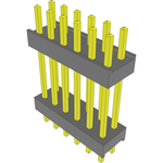 Conn Board Stacker HDR 12 POS 2.54mm Solder ST Top Entry Thru-Hole Bulk
