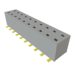 Conn Socket Strip SKT 20 POS 2mm Solder ST Bottom Entry SMD Tube