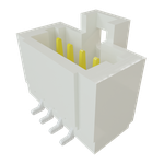 Conn Shrouded Header (4 Sides) HDR 4 POS 1mm Solder ST Top Entry SMD Micro Mate™ T/R