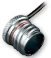 Glenair-667-261-MT-SK9-3 Steckverbinderzubehör Connector Accessories Plug Protective Cover Straight Aluminum Nickel-PTFE