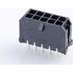 Conn Wire to Board HDR 10Power POS 3mm Solder ST Top Entry Thru-Hole Micro-Fit 3.0 Tray