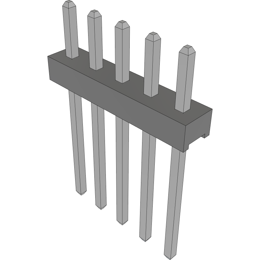Samtec-MTMM-105-09-T-S-125 Steckverbinderleisten und Leiterplattenbuchsen Conn Unshrouded Header HDR 5 POS 2mm Solder ST Top Entry Thru-Hole Bulk