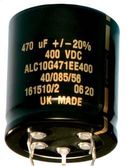 KEMET Corporation-ALC10C152EL400 Kondensator, Aluminium Cap Aluminum Lytic 1500uF 400V 20% (40 X 80mm) PC Pin 18000h 85°C