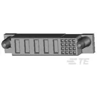 TE Connectivity-6450151-1 Embases de raccordement et réceptacles PCB Conn Board to Board RCP 5Power/16Signal POS 2.54mm Solder ST Thru-Hole Box