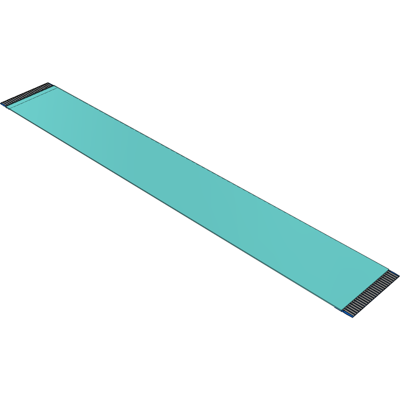 Samtec-FJ-25-D-06.75-4 Flachband Kabelbaugruppen Cable Assembly 0.17m 1mm 25 to 25POS FFC to FFC Bulk