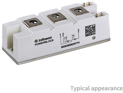 Infineon Technologies AG-TD175N16SOFHPSA1 SCR Modules SCR Module 1600V 5400A 5-Pin Tray