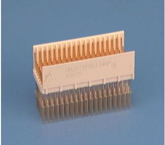 Amphenol Communications Solutions-HM2P71PNE12CGFLF Steckverbinder, Mutterplatine Millipacs®, Back Plane Connectors, 2mm Hard Metric Series 5 Row vertical Press-Fit Header, Type B 19 with 95 Signal Pins and RoHS compatible