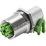 Weidmueller GmbH & Co. KG-2168220000 Connector Circular PCB Plug In Connector , M12 , Solder Connection