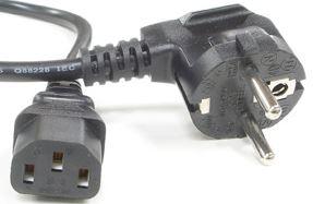 DataPro International-9212-06C Cable Assembly AC Power Cable Assembly 1.83m CEE 7/VII to IEC C13 3 to 3 POS F-M 19AWG