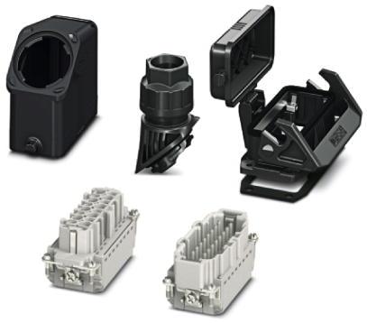PHOENIX CONTACT-1408793 Komponentensätze EVO Connector Set,Plastic Housing Consisting of Sleeve Housing Panel Mounting Base