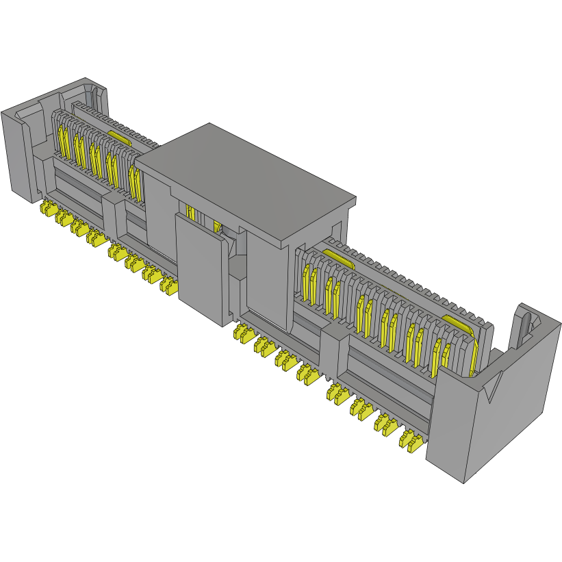 Samtec-QFS-032-04.25-L-D-DP-A-P Connector Headers and PCB Receptacles Conn Micro High Speed Socket Strip SKT 64 POS 0.635mm Solder ST SMD Tray