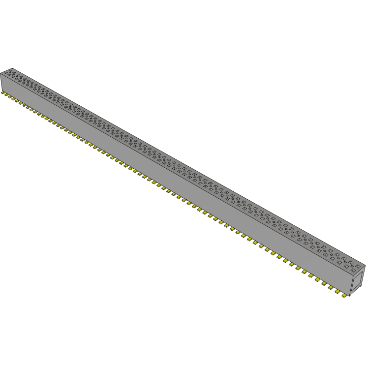 Samtec-FLE-171-01-G-DV-A Steckverbinderleisten und Leiterplattenbuchsen Conn Socket Strip SKT 142 POS 1.27mm Solder ST SMD Tube