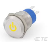 TE Connectivity-1-2213766-1 Switch Push Button Switch Push Button OFF (ON) SPDT Flush Round Button 3A 250VAC 36VDC Momentary Panel Mount Solder Lug