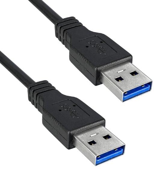 Qualtek Electronics-3023013-02M Cable Assembly USB Cable Assembly USB 2m USB 3.0 Type A to USB 3.0 Type A 9 to 9 POS M-M 24-30AWG