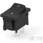 TE Connectivity-PRASA1-16F-BB0BW Wippschalter Switch Rocker ON OFF SPST Quick Connect Curved Rocker 16A 250VAC 372.85VA >100000Cycles Tray
