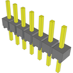 Conn Unshrouded Header HDR 7 POS 2.54mm Solder ST Top Entry Thru-Hole Bulk