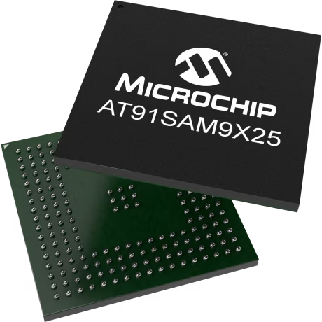 Microchip Technology-AT91SAM9X25-CU-999 微处理器 MPU SAM9X RISC 32bit 400MHz 1.8V/2.5V/3.3V 217-Pin BGA T/R