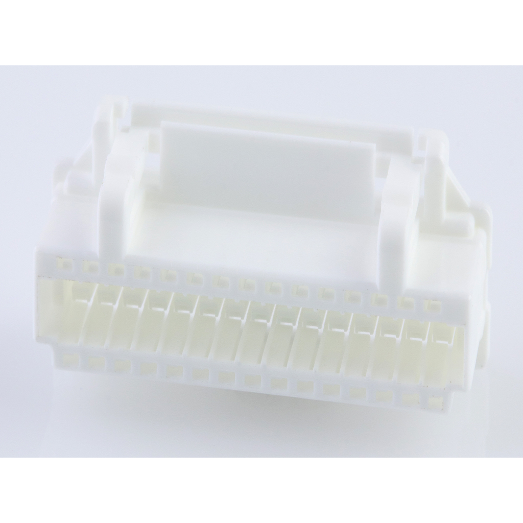 Molex-5031103000 Einzeladersteckverbinder, Gehäuse Conn Housing PL 30 POS 1.25mm Crimp ST Cable Mount White Duo-Clasp™ Bag