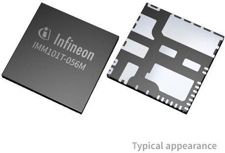 Infineon Technologies AG-IMM101T056MXUMA1 Bewegungsmotorsteuerung iMOTION™ Smart IPM integrating MCE 2.0 motor controller and three phase inverter with 600V/0.95Ω RDS(on) MOSFETs in 12x12 mm PQFN package