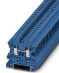 PHOENIX CONTACT-UT 4 BU Bloques terminales del conector Conn Universal Terminal Block F 2 POS Screw ST T DIN Rail 32A