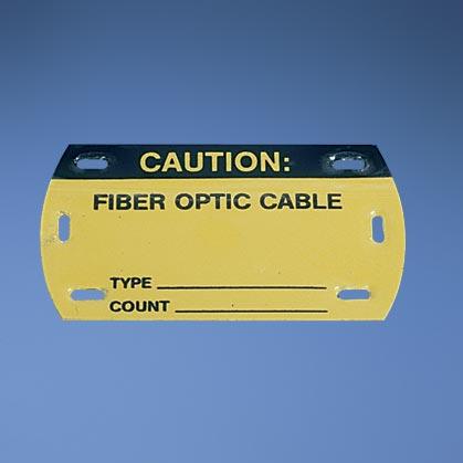 Panduit-PST-FOBLNK Kabelmarkierungen Yellow Blank Tag, Self-laminating fiber optic cable marker tag