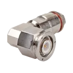 Conn TNC 0Hz to 11GHz 50Ohm Clamp RA Cable Mount M Gold Over Nickel Single