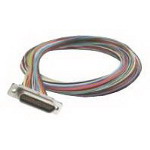 Conn Micro-D SKT 51 POS 0.635mm Crimp ST Panel Mount 51 Terminal 1 Port