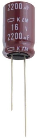 United Chemi Con-EKZM250ELL471MJC5S Kondensator, Aluminium Cap Aluminum Lytic 470uF 25V 20% (10 X 12.5mm) Radial 5mm 1.33A 10000h 105°C Bulk