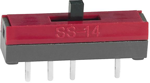 NKK Switches-SS14MDP2 Switch Slide Switch Slide ON ON ON SP3T Top Slide 0.1A 30VDC 10000Cycles PC Pins Thru-Hole